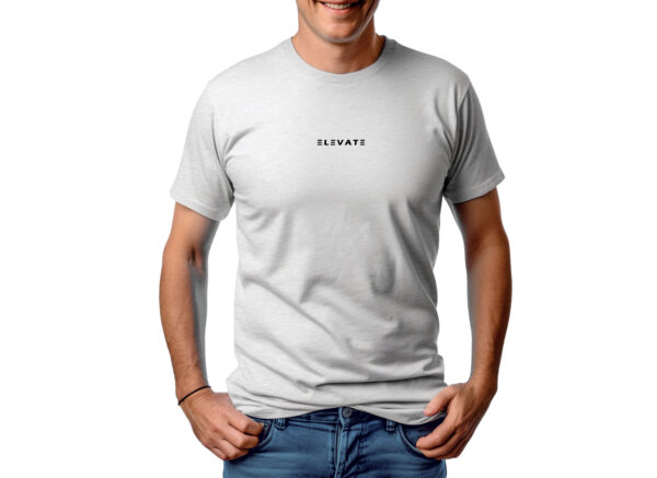 Cotton T-Shirt Relax Fit - White Color - Image 2