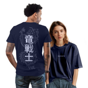 Dragon Warrior Radium T-Shirt - Navy Blue