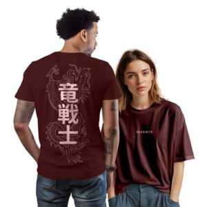 Dragon Warrior Radium T-Shirt - Wine Red